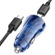 Авто зарядное устройство с быстрой зарядкой + кабель Type-C HOCO Z47A |1USB/1Type-C, 30W| Синий - изображение 4