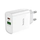 Адаптер мережний HOCO Rapido C80A 1USB/1Type-C, 3.1A/20W, QC/PD| - зображення 3