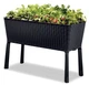 Грядка висока для рослин Keter Easy Grow 120L, антрацит (17194592) - зображення 1