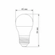 LED лампа VIDEX G45е 3,5W E27 3000K 220V (VL-G45e-35273) 23501 - зображення 2