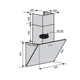Вытяжка Ventolux MIRROR 60 IVG (1000) TRC - изображение 8