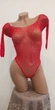 Сексуальный женский боди со стразами Sexy One Size красный (5-3) - изображение 7