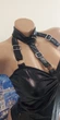 Сексуальный боди имитация латекса сексуальное белье Sexy S/M черный (3-56) - изображение 7