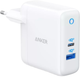 Мережевий зарядний пристрій Anker PowerPort PD+ 2 — 20 W 1xPD & 15 W 1xUSB White (A2636G21) - зображення 1