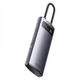 USB-хаб 4 in 1 Baseus Starjoy Metal Gleam Series 4-port Type-C Hub Adapter 4xUSB3.0 серый (WKWG070013, BS-OH066) - изображение 3
