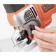 Електролобзик Black&Decker 50 Вт, 1000 - 3100 хід/хв, 2.2 кг, кейс (BES610K) - зображення 7