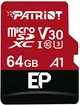 Карта памяти microSDXC 64GB UHS-I U3 Patriot EP A1 - изображение 1