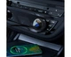 Автомобильное зарядное устройство Acefast B7 2 USB QC PD 45W c дисплеем черное - изображение 3
