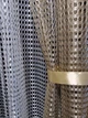 Готовая гардина Komfort Сетка кубик со шторками и подхватами 440*175 см Бежевый с белым (ч-02) - изображение 4