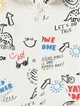 Толстовка белая Doodle George 86-92см (400092106) - изображение 3