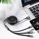 Кабель Baseus Golden Loop Three-in-One M+L+T 3.5A 1.2m (CAMLT-JH01) - зображення 3
