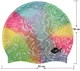 Шапочка для плавания женская Newt Rose Flower NE-DL-108P Разноцветная - изображение 3