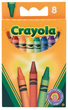 Crayola kredki woskowe wielokolorowe standardowe 8szt (CR-0008) - obraz 1