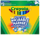 Широкі фломастери Crayola змивні 12 шт (58-8329) - зображення 1