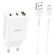 Сетевое Зарядное Устройство Hoco C99A PD20W+QC3.0 + кабель Micro (Белый) - изображение 1