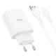 Сетевое Зарядное Устройство Hoco C99A PD20W+QC3.0 + кабель Micro (Белый) - изображение 3