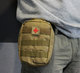 Сумка аптечка тактична підсумок на пояс Tactical із системою molle Coyote (1020-coyote) - зображення 4