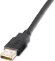 Kabel Digitus USB 2.0 (AM/AF) 1,8 m Czarny (AK-300200-018-S) - obraz 2