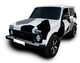 Камуфляж на авто ARB 3D TUNING STUDIO Нива ЧБ 1510х980х0.060мм - изображение 2
