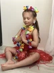 Гавайский наряд с топиком YKK 3-8 лет 98-134 Красный - изображение 3