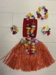 Гавайский наряд с топиком YKK 3-8 лет 98-134 Красный - изображение 4