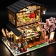 Румбокс 3D інтер'єрний конструктор DIY house Hongda craft «Суші бар» + Захисний купол (M2011z) - зображення 3