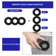 Набор кистевых эспандеров Newt Power Grip Set 30-50 кг 3 шт Черный (TI-1587-3) - изображение 3