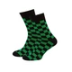 Набір Шкарпеток NS – Nosy Stylno Everyday Cube Socks Collection 38-40 Чорно-Жовтий, Чорно-Зелений та Чорно-Фіолетовий - изображение 2