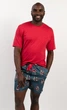 Піжама чоловіча Cyberjammies Jasper 6832-6827 XL Червоний з принтом піратського корабля (5051877437722) - изображение 1
