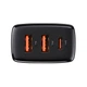 Зарядний пристрій Baseus Compact Quick Charger 2U+C 30 W EU Чорний (CCXJ-E01) - зображення 3