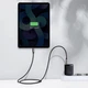 Зарядний пристрій Baseus Compact Quick Charger 2U+C 30 W EU Чорний (CCXJ-E01) - зображення 4