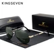 Мужские поляризационные солнцезащитные очки KINGSEVEN NK7840 Gold Green - изображение 1