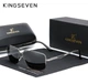 Чоловічі поляризаційні сонцезахисні окуляри KINGSEVEN N7906 Gun Gray - зображення 1