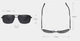 Мужские поляризационные солнцезащитные очки KINGSEVEN N7906 Black Gray - изображение 7