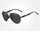 Чоловічі поляризаційні сонцезахисні окуляри KINGSEVEN NF7228 Red Gray - зображення 3