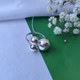 Серебряное кольцо Три Шара 18 размер серебро 925пробы 400089 4.40г - изображение 3