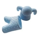 Ситечко для заварювання чаю Tea Strainer "Чоловічок mr. Big Tea", силіконове, голубе. - зображення 2
