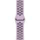 Силиконовый ремешок Fruct Nike Sport Band for Apple Watch 42/44/45/46/49 mm Pink Black - изображение 2