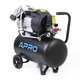 Компресор двоциліндровий Apro OFD-50MX 8 бар/2,2 кВт 416 л/хв 50 л 2 крана - изображение 2