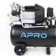 Компресор двоциліндровий Apro OFD-50MX 8 бар/2,2 кВт 416 л/хв 50 л 2 крана - изображение 3