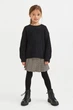 Спідниця H&M 104 см коричнева з чорним - зображення 1
