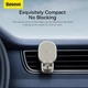 Автомобильный держатель для телефона Baseus Stable Gravitational Car Mount Air Outlet Держатель в машину (SUWX000002) White - изображение 11