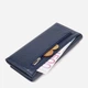 Кошелек женский кожаный для карточек Canpellini leather-21624 Синий - изображение 3