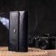 Кошелек женский кожаный для карточек Canpellini leather-21661 Синий - изображение 6