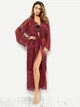 Fashions • Халат женский длинный Louise Fashions XL бордовый (222/16-со) - изображение 1