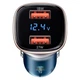 Автомобільний зарядний пристрій 45W USAMS Dual Ports (2USB, 5A, 45W, QC/PD). Transparent - зображення 2