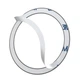 Магнитное кольцо MagSafe для телефона iPhone Baseus Halo Series Magnetic Ring (2 шт). Black - изображение 2