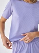 Пижама (футболка + шорты) женская BARWA garments 0315/313 M Сиреневая (2113153132226) - изображение 11