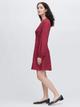 Платье короткое женское Uniqlo 683318419 XL Красное (1159781644) - изображение 3