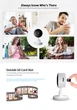 Беспроводная WiFi камера видеонаблюдения Smart Net Camera Tuya Q16 Full HD видеоняня с датчиком движения и звука, ночная сьемка - изображение 11